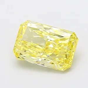 1.48ct RADIANT Fancy Intense Yellow VVS2 Coloured Lab diamond