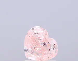 1ct HEART Fancy Intense Pink VS1 Coloured Lab diamond