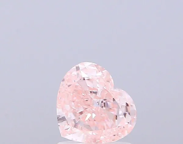 1ct HEART Fancy Intense Pink VS1 Coloured Lab diamond