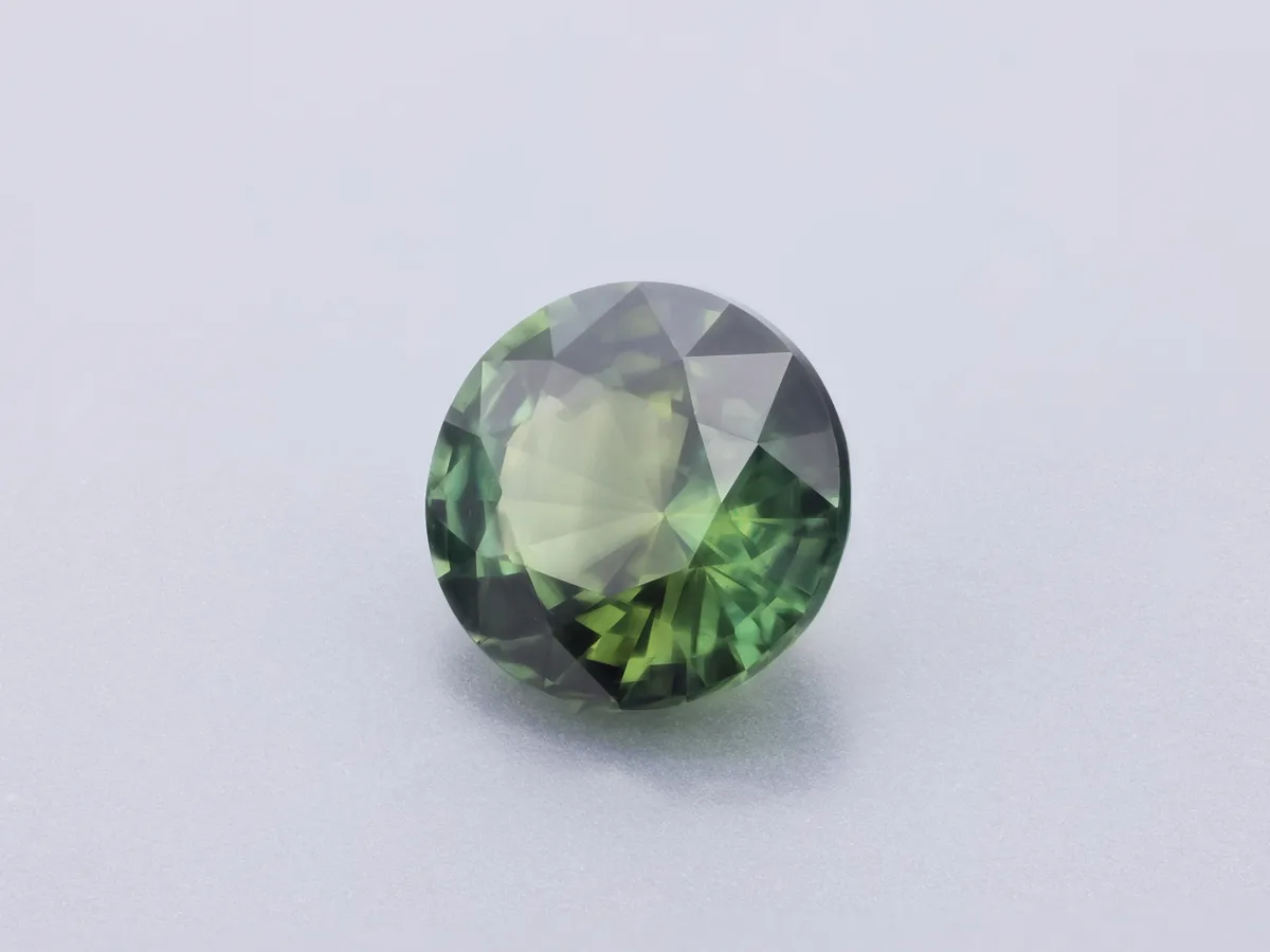 1.34ct Parti Sapphire, Round gemstone