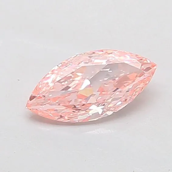 1.02ct MARQUISE Fancy Intense Pink VS1 Coloured Lab diamond