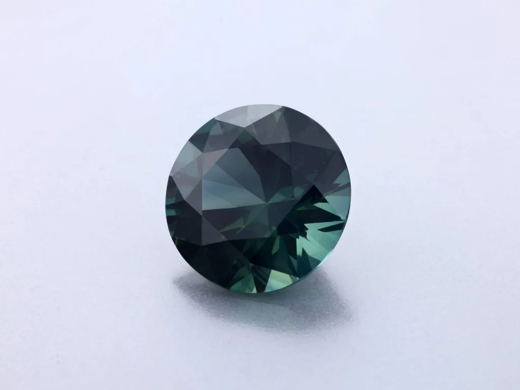 1.24ct Parti Sapphire, Round gemstone