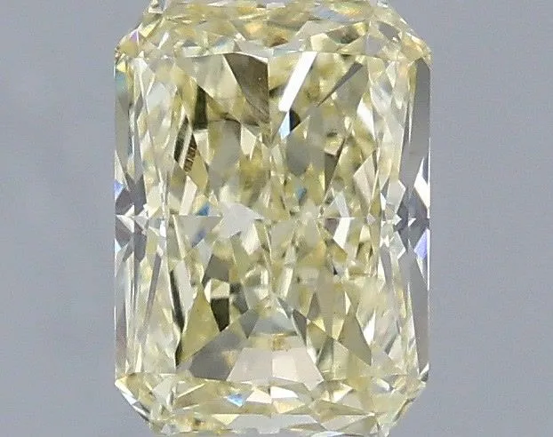 1.06ct RADIANT Fancy Yellow VS2 Coloured Lab diamond