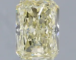 1.06ct RADIANT Fancy Yellow VS2 Coloured Lab diamond
