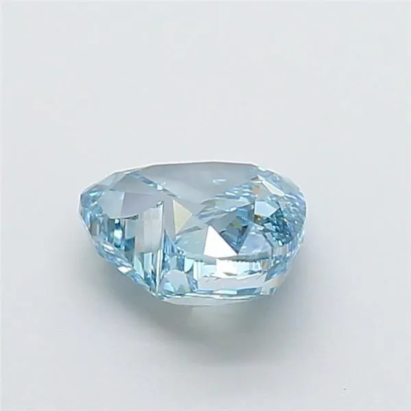 1.53ct HEART Fancy Blue VS2 Coloured Lab diamond