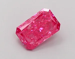 1.05ct RADIANT Fancy Vivid Pink VS1 Coloured Lab diamond