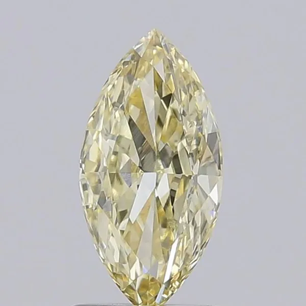 1.09ct MARQUISE Fancy Light Yellow VS1 Coloured Lab diamond