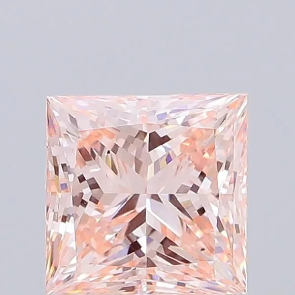 1.97ct PRINCESS Fancy Intense Pink VS2 Coloured Lab diamond