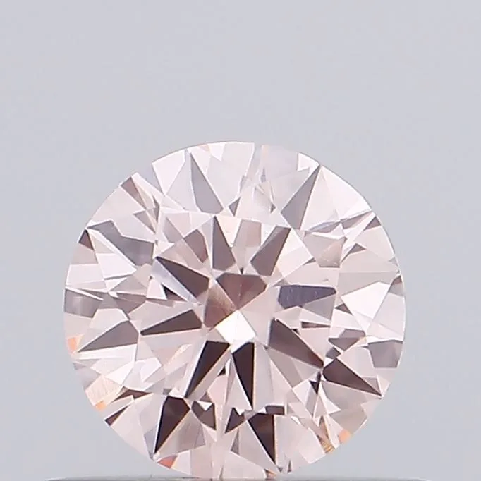 0.53ct ROUND Fancy Pink VVS2 Coloured Lab diamond