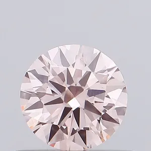 0.53ct ROUND Fancy Pink VVS2 Coloured Lab diamond