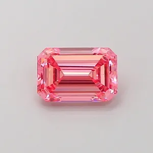 1.04ct EMERALD Fancy Vivid Pink SI1 Coloured Lab diamond