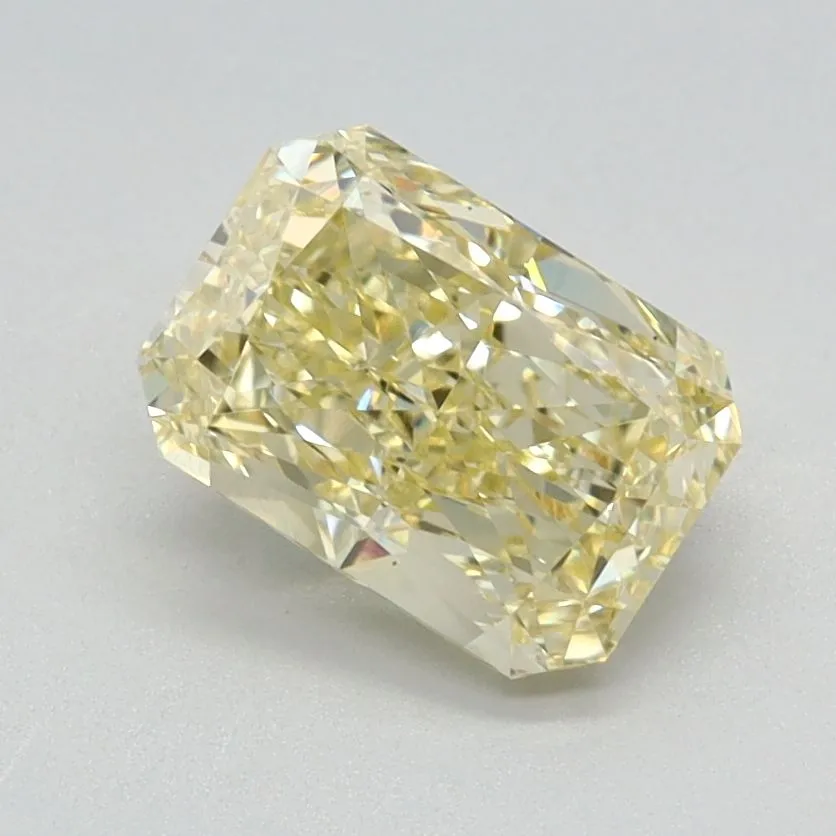 1.15ct RADIANT Fancy Intense Yellow VS1 Coloured Lab diamond