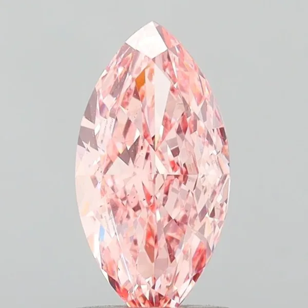 2.02ct MARQUISE Fancy Vivid Pink VS1 Coloured Lab diamond