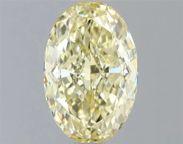 1.05ct OVAL Fancy Intense Yellow VVS2 Coloured Lab diamond