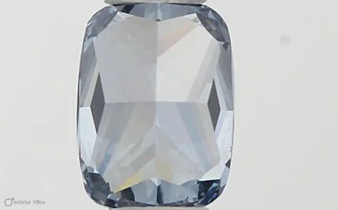 0.32ct CUSHION Fancy Intense Blue VVS2 Coloured Lab diamond