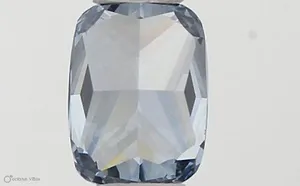 0.32ct CUSHION Fancy Intense Blue VVS2 Coloured Lab diamond