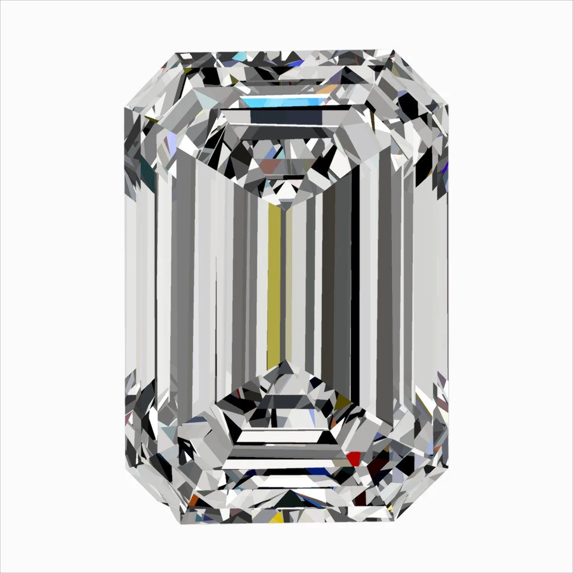 0.30ct EMERALD D VVS2 Natural diamond