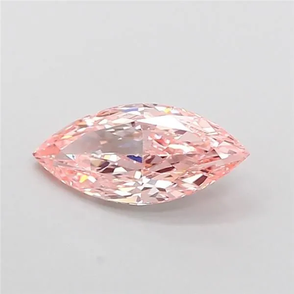 1.00ct MARQUISE Fancy Vivid Pink SI1 Coloured Lab diamond