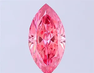 2.53ct MARQUISE Fancy Vivid Pink VS1 Coloured Lab diamond