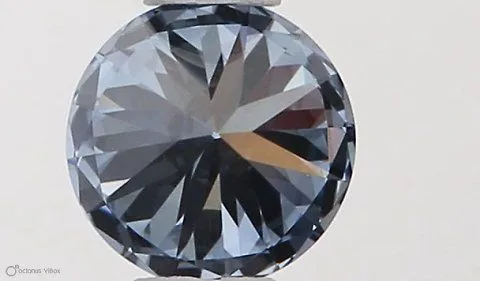 0.33ct ROUND Fancy Intense Blue VVS1 Coloured Lab diamond