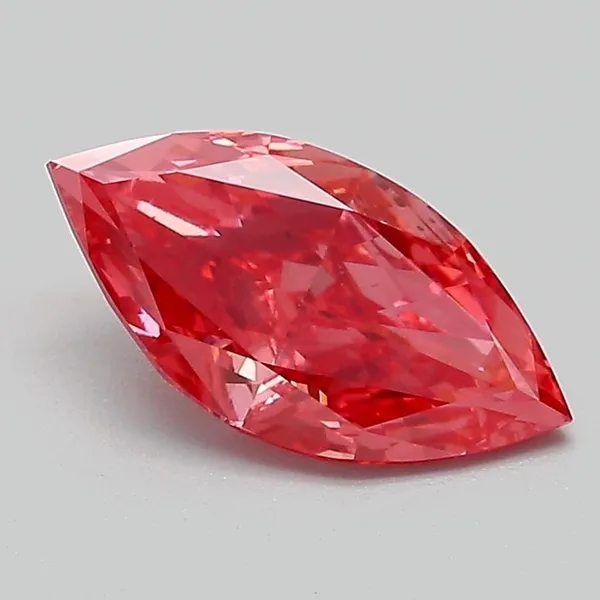 1.1ct MARQUISE Fancy Vivid Pink VS2 Coloured Lab diamond
