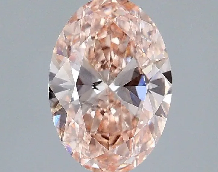 1.02ct OVAL Fancy Intense Pink SI1 Coloured Lab diamond