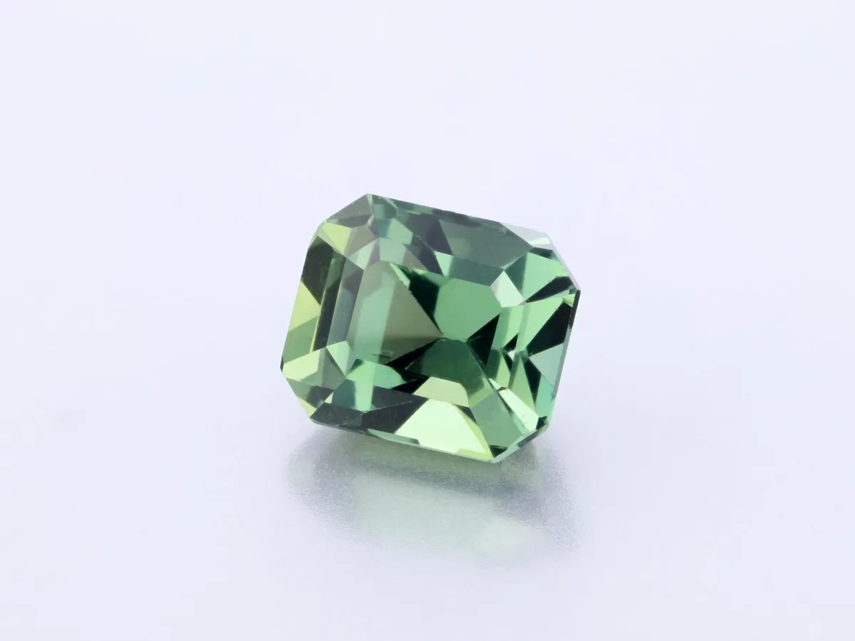 1.12ct Parti Sapphire, Emerald Cut gemstone