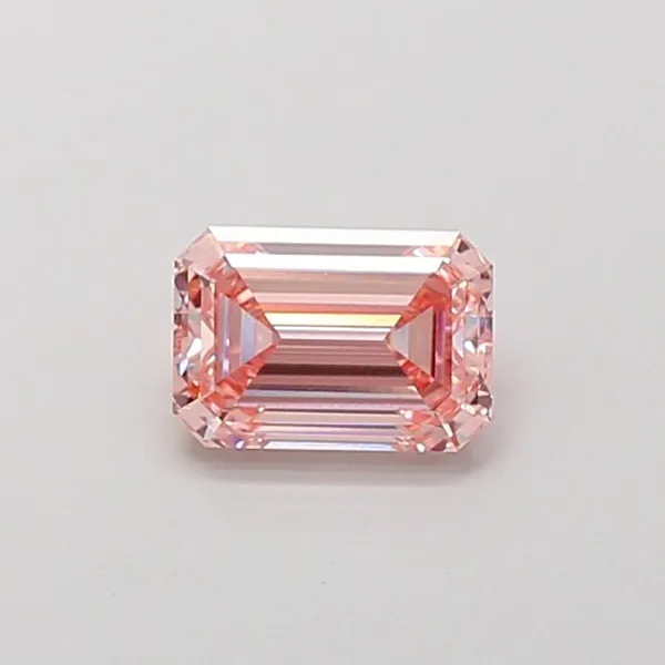 1.52ct EMERALD Fancy Intense Pink VVS2 Coloured Lab diamond