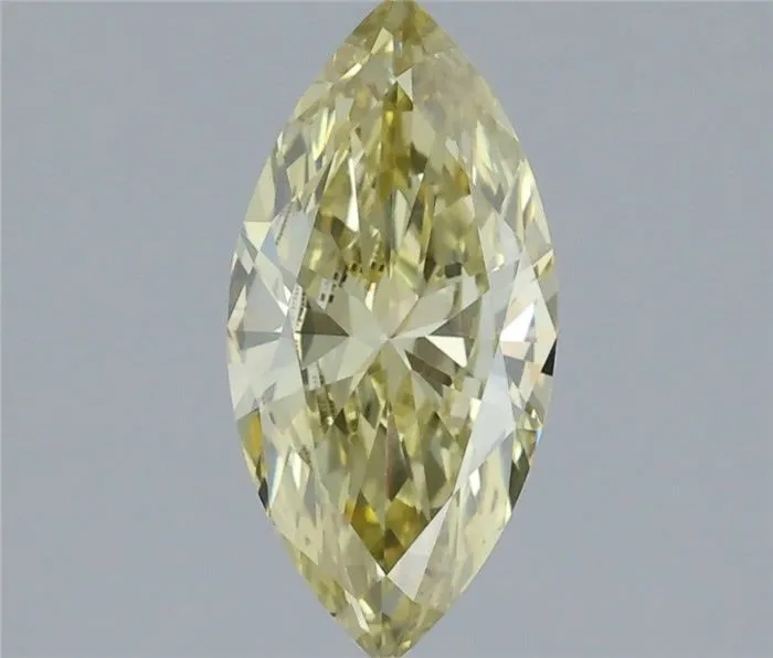 1.12ct MARQUISE Fancy Yellow VVS2 Coloured Lab diamond