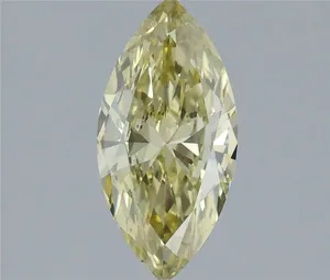 1.12ct MARQUISE Fancy Yellow VVS2 Coloured Lab diamond
