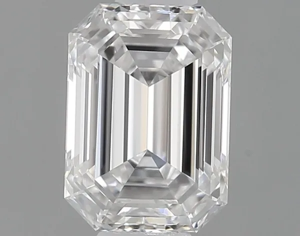 0.51ct EMERALD D IF Lab diamond