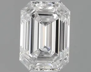 0.51ct EMERALD D IF Lab diamond
