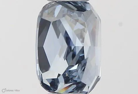 0.44ct CUSHION Fancy Vivid Blue VVS1 Coloured Lab diamond