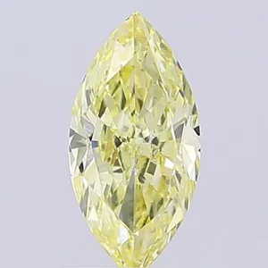 1.05ct MARQUISE Fancy Light Yellow VS1 Coloured Lab diamond