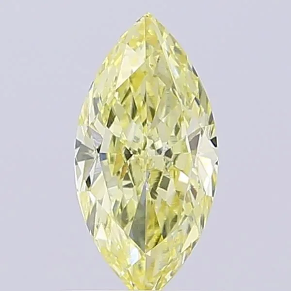 1.05ct MARQUISE Fancy Light Yellow VS1 Coloured Lab diamond