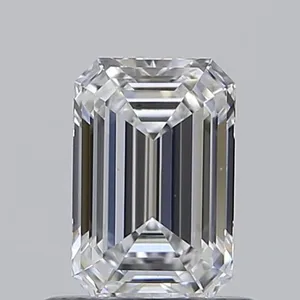 0.68ct EMERALD D VVS1 Lab diamond