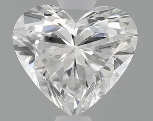 1.08ct HEART D VVS1 Lab diamond