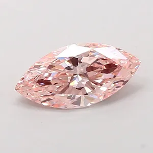 2ct MARQUISE Fancy Intense Pink VS1 Coloured Lab diamond