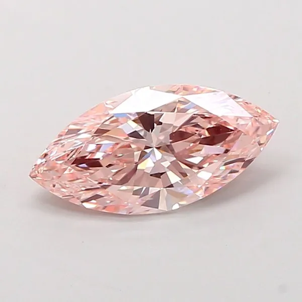 2ct MARQUISE Fancy Intense Pink VS1 Coloured Lab diamond