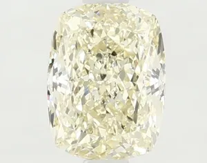 1.3ct CUSHION Fancy Yellow VVS2 Coloured Lab diamond