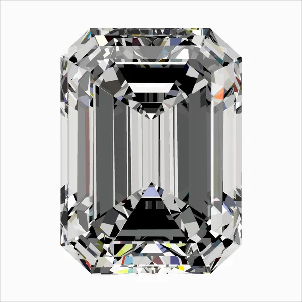 0.41ct EMERALD E VS1 Natural diamond