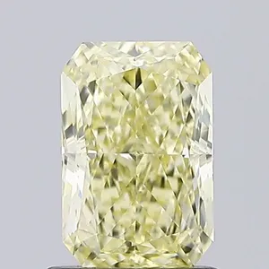 1.01ct RADIANT Fancy Yellow VVS2 Coloured Lab diamond