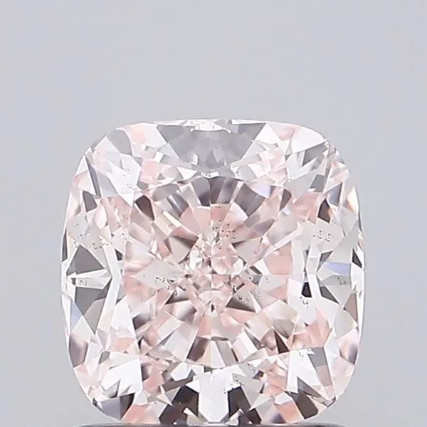 1.07ct CUSHION Fancy Intense Pink SI1 Coloured Lab diamond