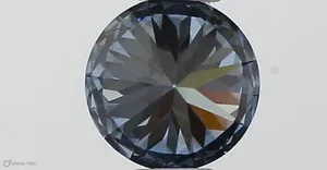 0.33ct ROUND Fancy Intense Blue VS2 Coloured Lab diamond