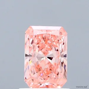 1.02ct RADIANT Fancy Intense Pink VS1 Coloured Lab diamond