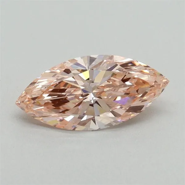 0.76ct MARQUISE Fancy Intense Pink VS1 Coloured Lab diamond