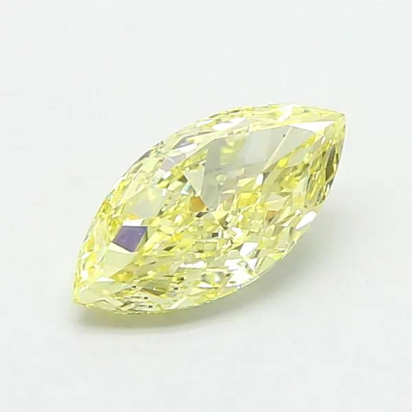 1.02ct MARQUISE Fancy Intense Yellow VS1 Coloured Lab diamond