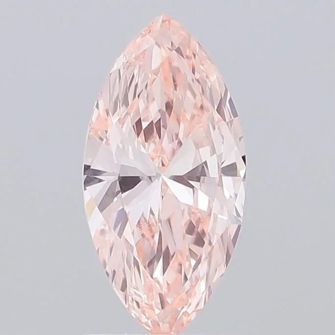 1.50ct MARQUISE Fancy Intense Pink VVS2 Coloured Lab diamond