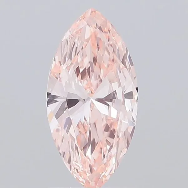 1.5ct MARQUISE Fancy Intense Pink VVS2 Coloured Lab diamond