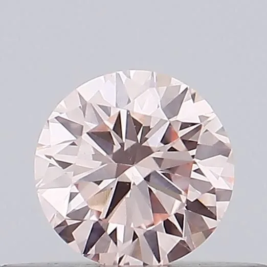 0.3ct ROUND Fancy Pink VVS2 Coloured Lab diamond